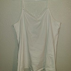 Torrid white foxxy strappy cami
